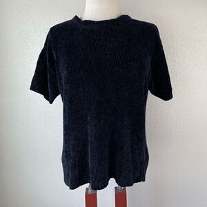 Stephanie Parks Short Sleeve Sweater Size L EUC